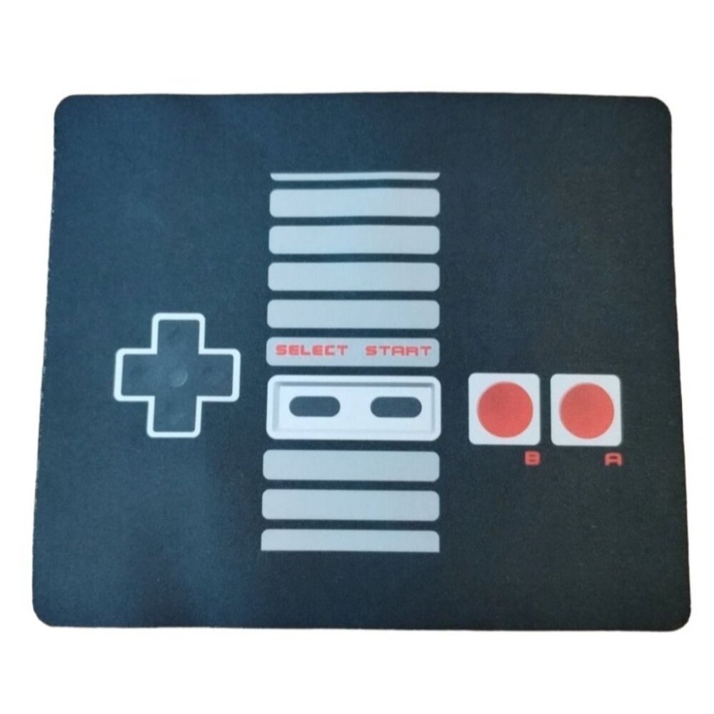 Retro NES Controller Neoprene Mouse Pad Desk Mat 9.25 in Rectangle (New)